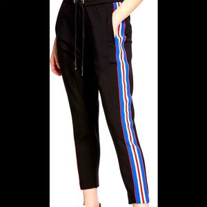 P.E Nation Black Track Pants Sz M